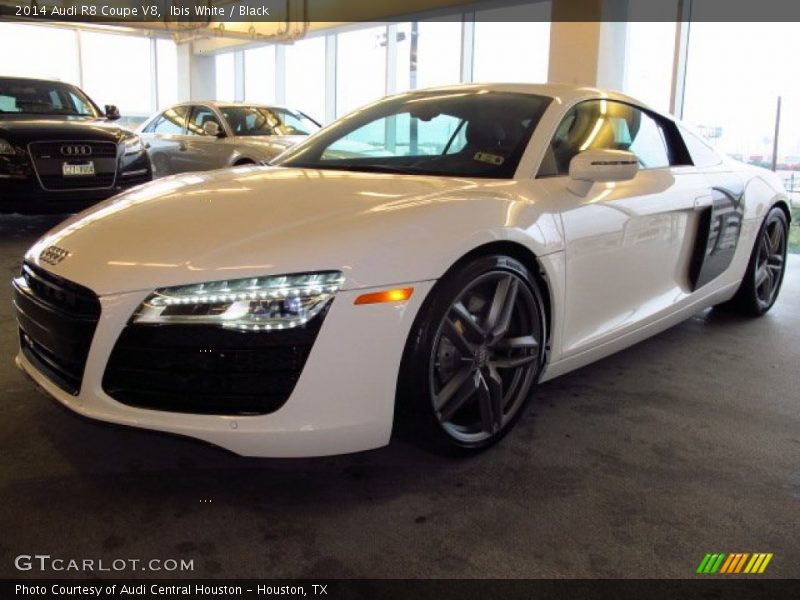 Ibis White / Black 2014 Audi R8 Coupe V8