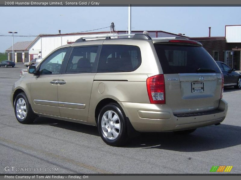 Sonora Gold / Gray 2008 Hyundai Entourage Limited