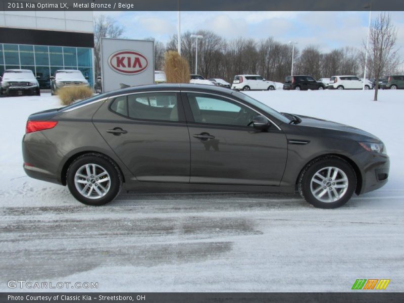 Metal Bronze / Beige 2011 Kia Optima LX