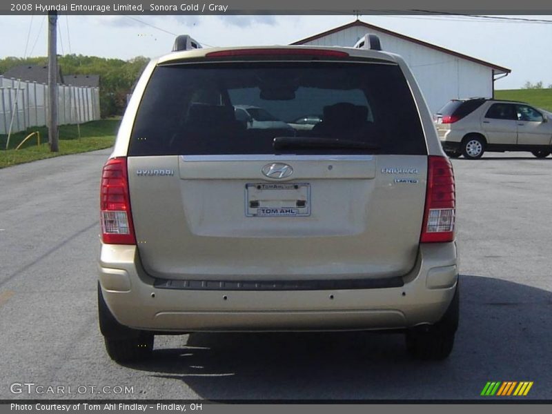 Sonora Gold / Gray 2008 Hyundai Entourage Limited