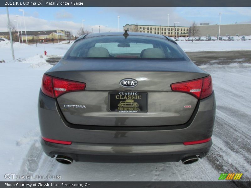 Metal Bronze / Beige 2011 Kia Optima LX