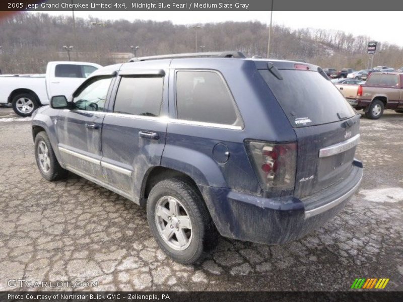 Midnight Blue Pearl / Medium Slate Gray 2005 Jeep Grand Cherokee Limited 4x4