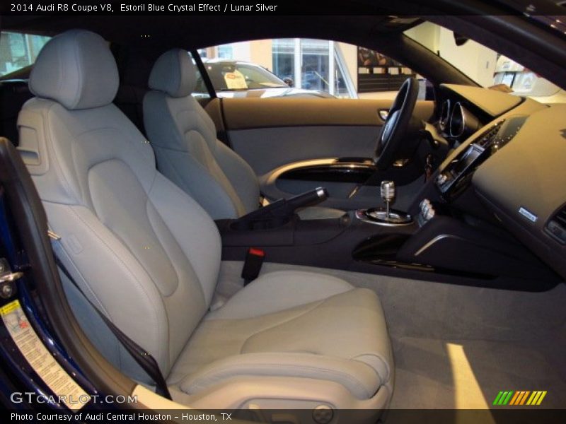  2014 R8 Coupe V8 Lunar Silver Interior