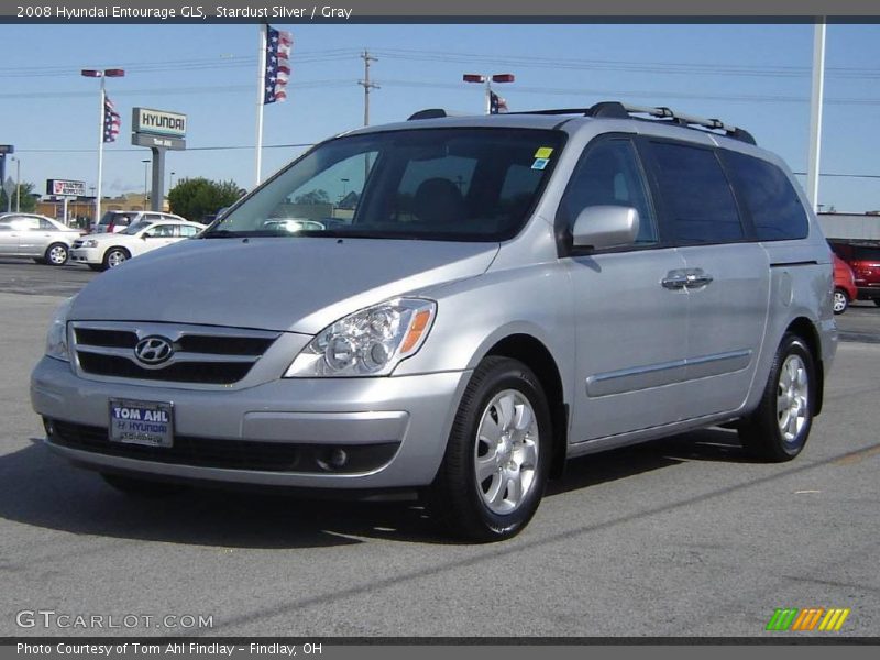 Stardust Silver / Gray 2008 Hyundai Entourage GLS