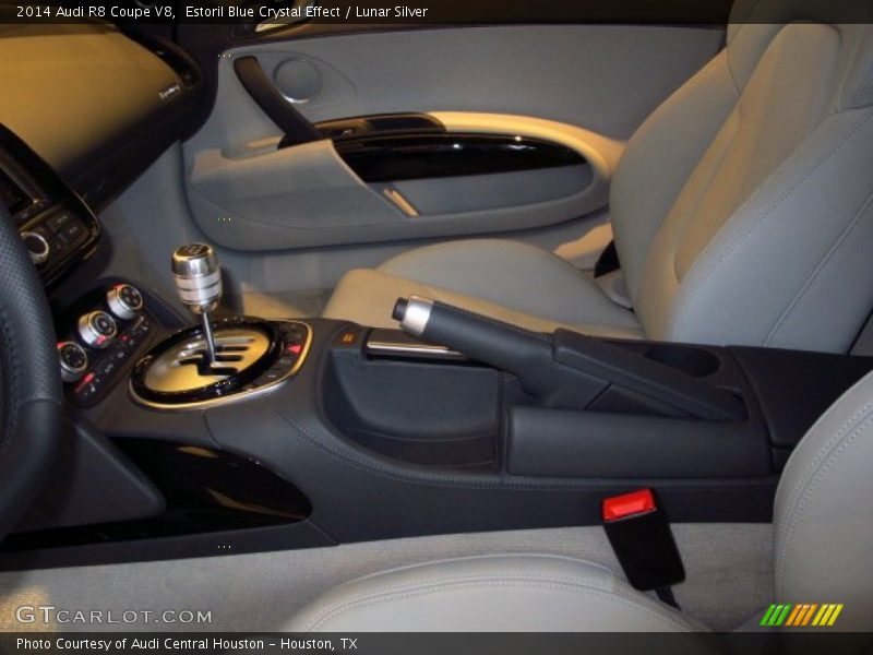 Estoril Blue Crystal Effect / Lunar Silver 2014 Audi R8 Coupe V8