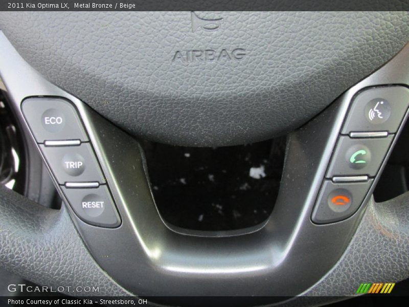 Metal Bronze / Beige 2011 Kia Optima LX