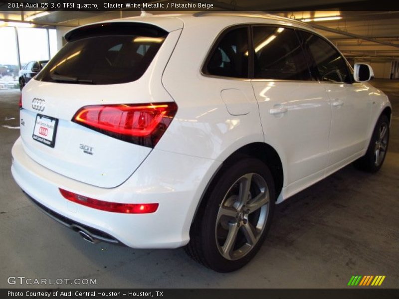Glacier White Metallic / Pistachio Beige 2014 Audi Q5 3.0 TFSI quattro