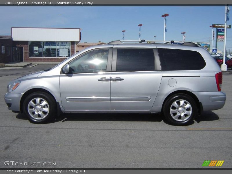 Stardust Silver / Gray 2008 Hyundai Entourage GLS
