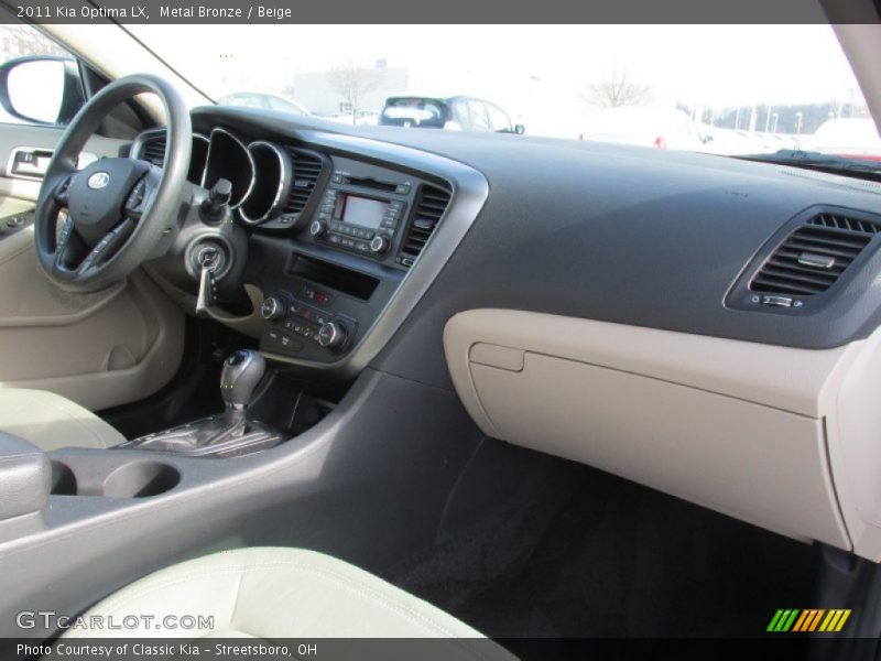 Metal Bronze / Beige 2011 Kia Optima LX