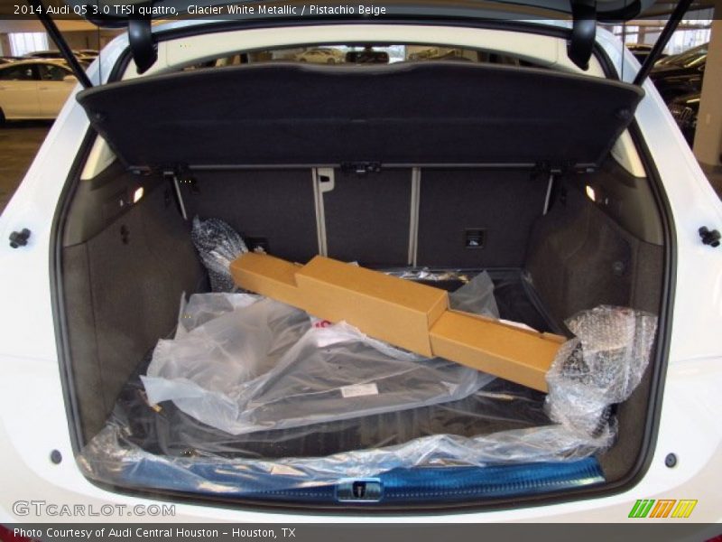Glacier White Metallic / Pistachio Beige 2014 Audi Q5 3.0 TFSI quattro