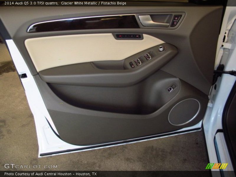 Glacier White Metallic / Pistachio Beige 2014 Audi Q5 3.0 TFSI quattro