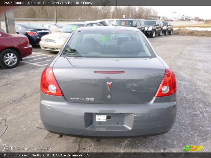 Dark Steel Gray Metallic / Ebony 2007 Pontiac G6 Sedan