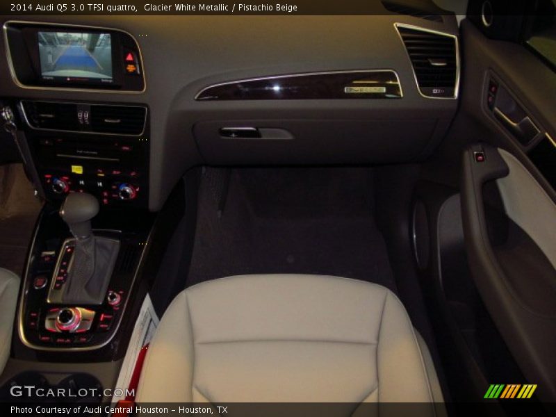 Glacier White Metallic / Pistachio Beige 2014 Audi Q5 3.0 TFSI quattro