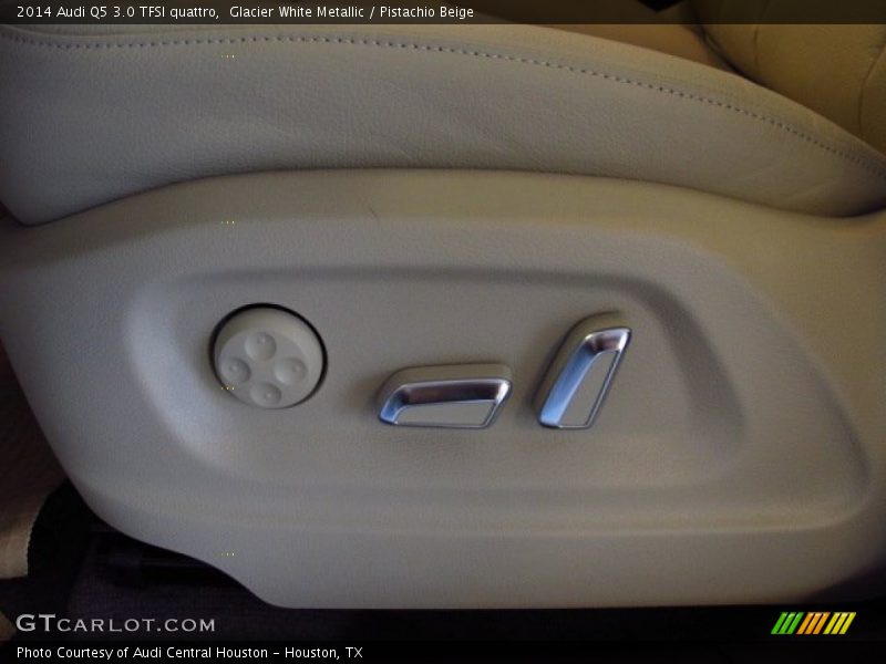 Glacier White Metallic / Pistachio Beige 2014 Audi Q5 3.0 TFSI quattro