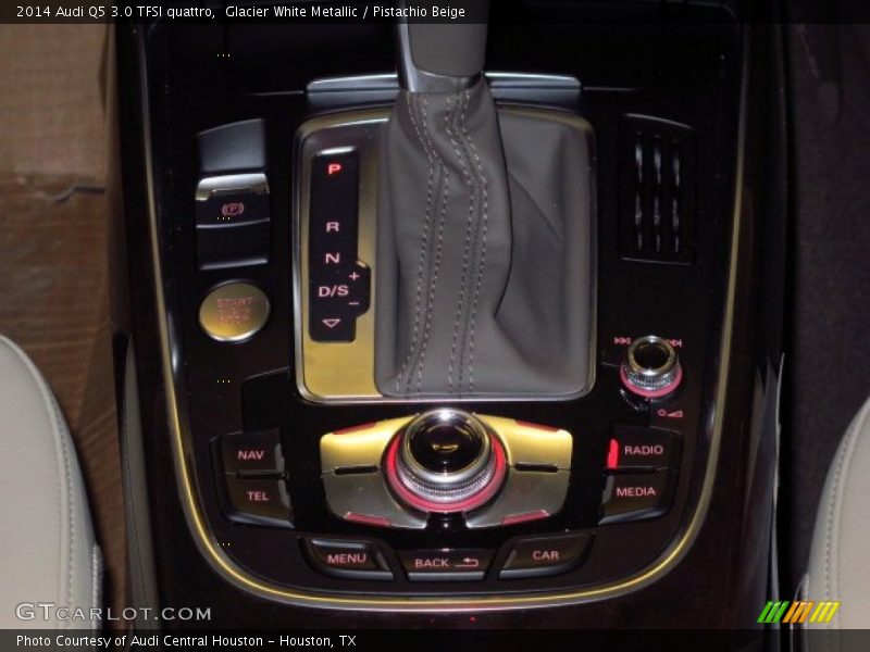 Glacier White Metallic / Pistachio Beige 2014 Audi Q5 3.0 TFSI quattro