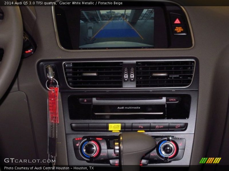 Glacier White Metallic / Pistachio Beige 2014 Audi Q5 3.0 TFSI quattro