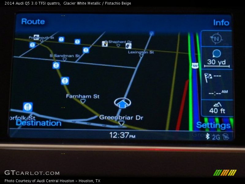 Glacier White Metallic / Pistachio Beige 2014 Audi Q5 3.0 TFSI quattro