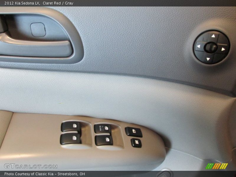 Claret Red / Gray 2012 Kia Sedona LX