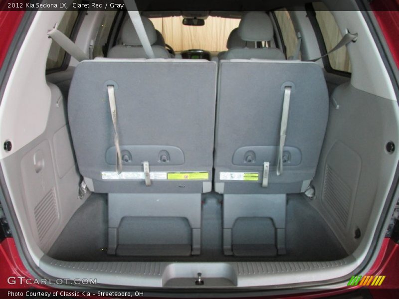 Claret Red / Gray 2012 Kia Sedona LX