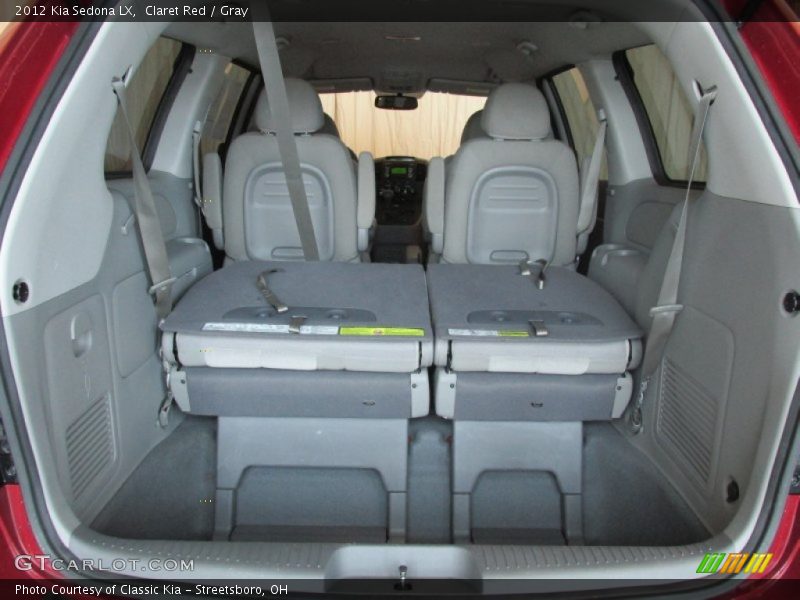 Claret Red / Gray 2012 Kia Sedona LX