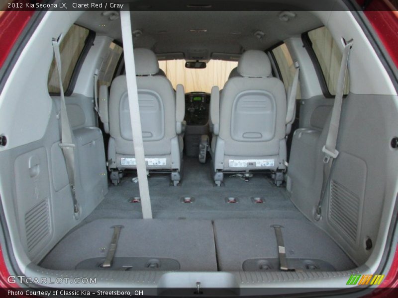 Claret Red / Gray 2012 Kia Sedona LX