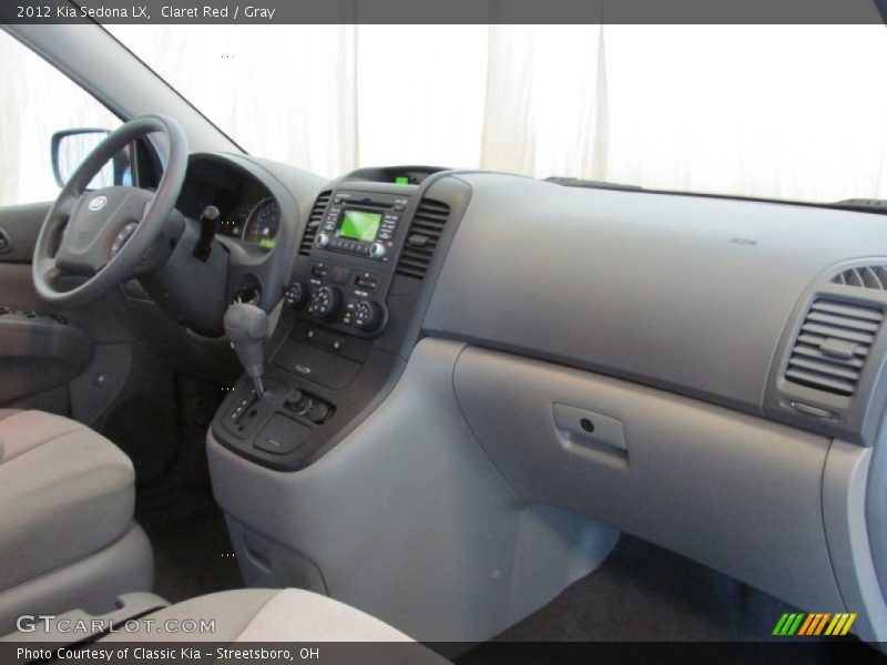 Claret Red / Gray 2012 Kia Sedona LX
