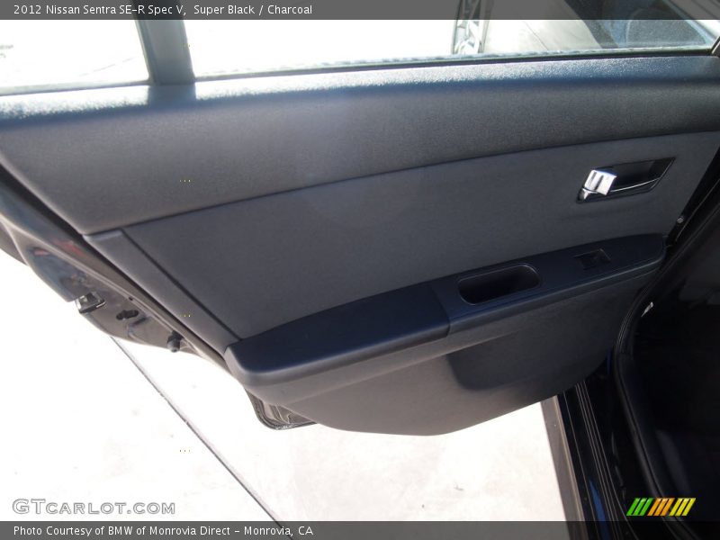 Super Black / Charcoal 2012 Nissan Sentra SE-R Spec V