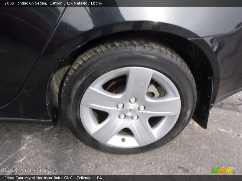 Carbon Black Metallic / Ebony 2009 Pontiac G6 Sedan