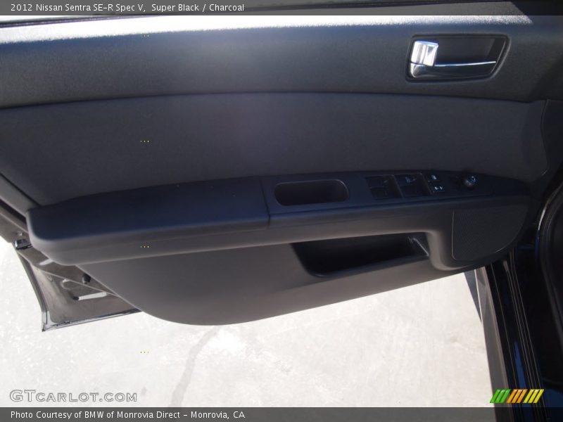Super Black / Charcoal 2012 Nissan Sentra SE-R Spec V