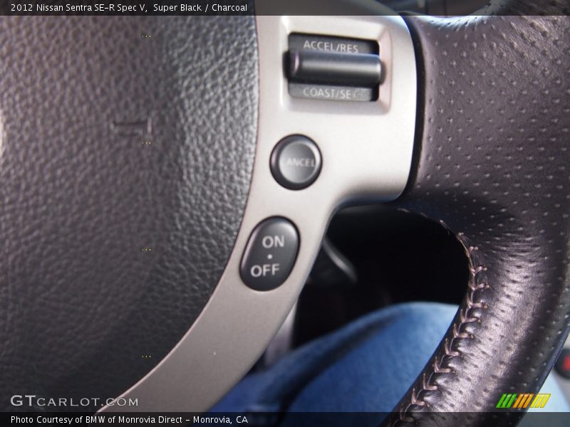 Super Black / Charcoal 2012 Nissan Sentra SE-R Spec V