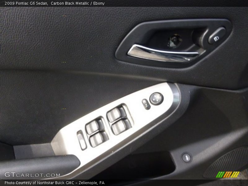 Carbon Black Metallic / Ebony 2009 Pontiac G6 Sedan