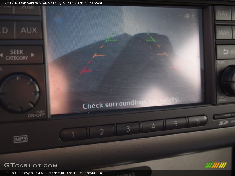 Super Black / Charcoal 2012 Nissan Sentra SE-R Spec V