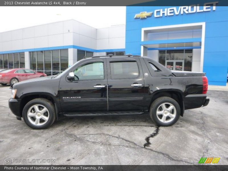 Black / Ebony 2013 Chevrolet Avalanche LS 4x4
