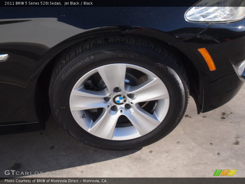 Jet Black / Black 2011 BMW 5 Series 528i Sedan