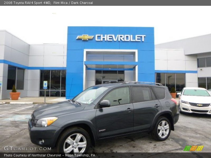 Flint Mica / Dark Charcoal 2008 Toyota RAV4 Sport 4WD