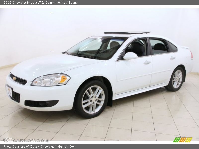 Summit White / Ebony 2012 Chevrolet Impala LTZ