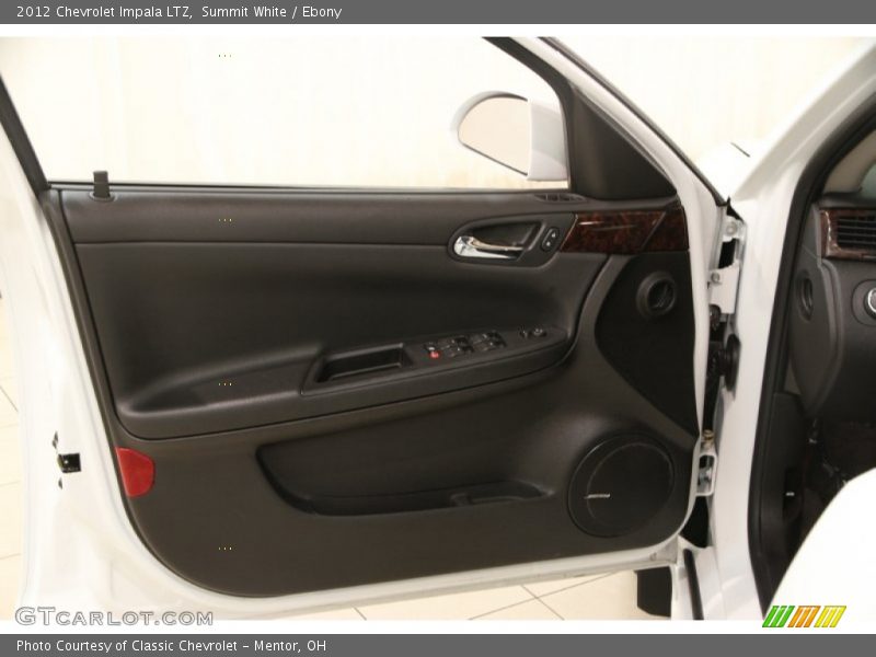 Summit White / Ebony 2012 Chevrolet Impala LTZ