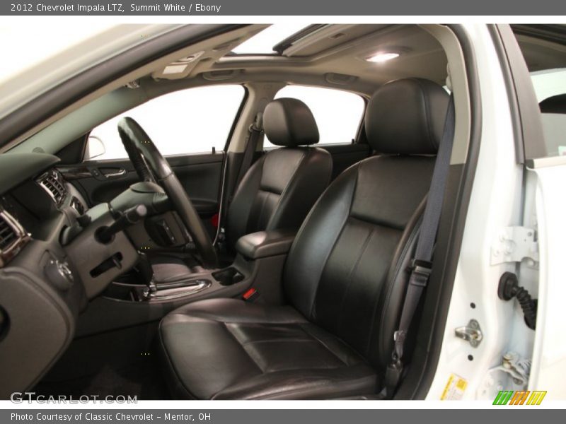 Summit White / Ebony 2012 Chevrolet Impala LTZ
