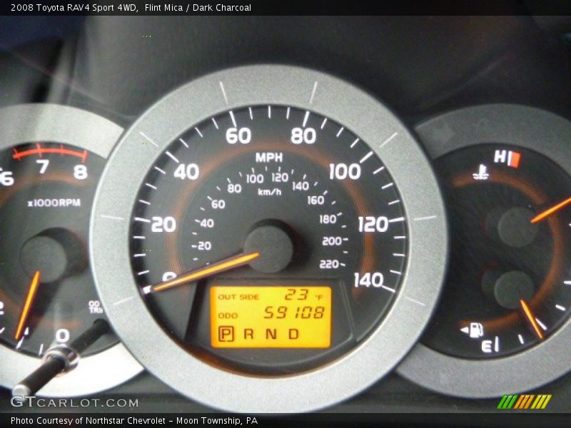 Flint Mica / Dark Charcoal 2008 Toyota RAV4 Sport 4WD