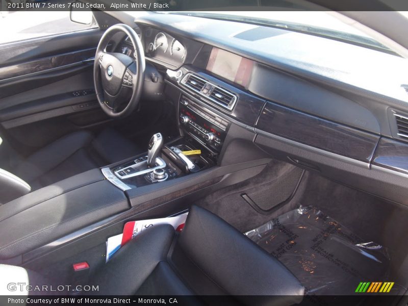 Alpine White / Black 2011 BMW 7 Series 740Li Sedan