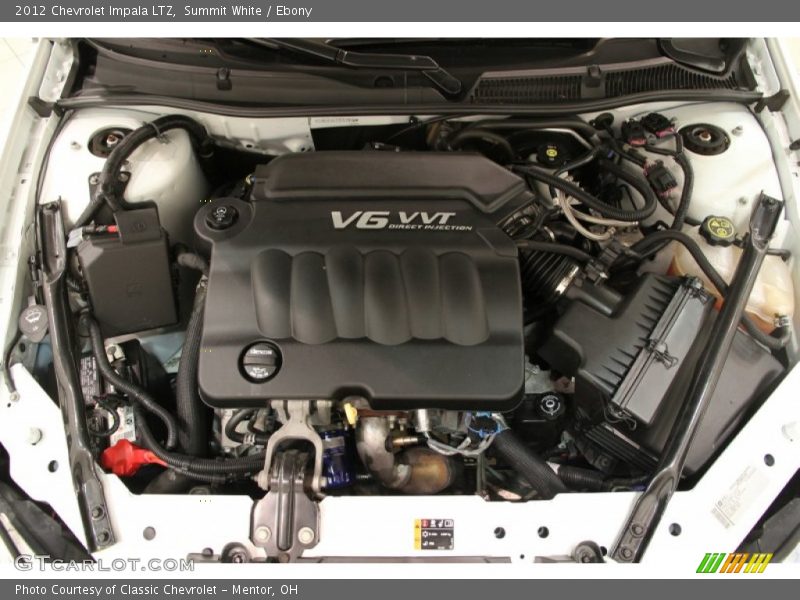 Summit White / Ebony 2012 Chevrolet Impala LTZ
