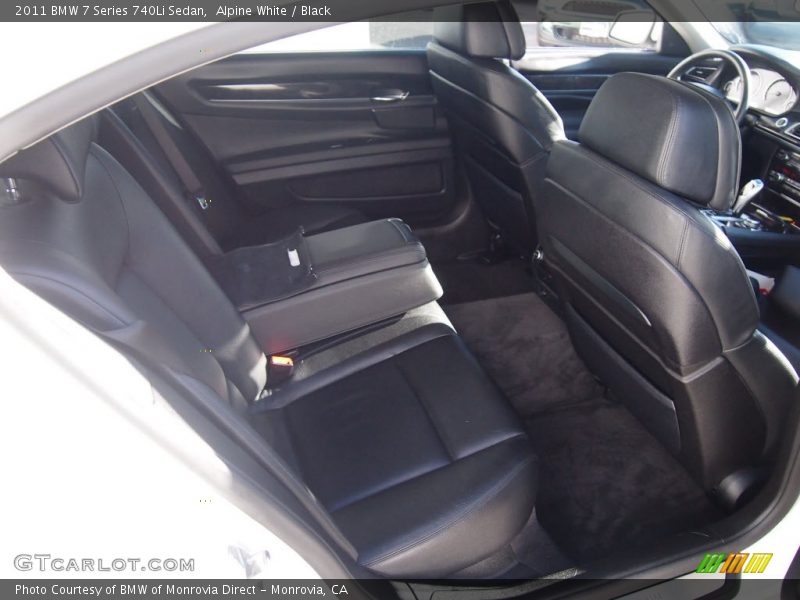 Alpine White / Black 2011 BMW 7 Series 740Li Sedan