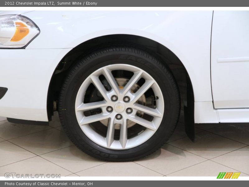 Summit White / Ebony 2012 Chevrolet Impala LTZ