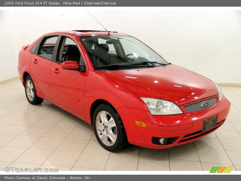 Infra-Red / Charcoal/Charcoal 2005 Ford Focus ZX4 ST Sedan