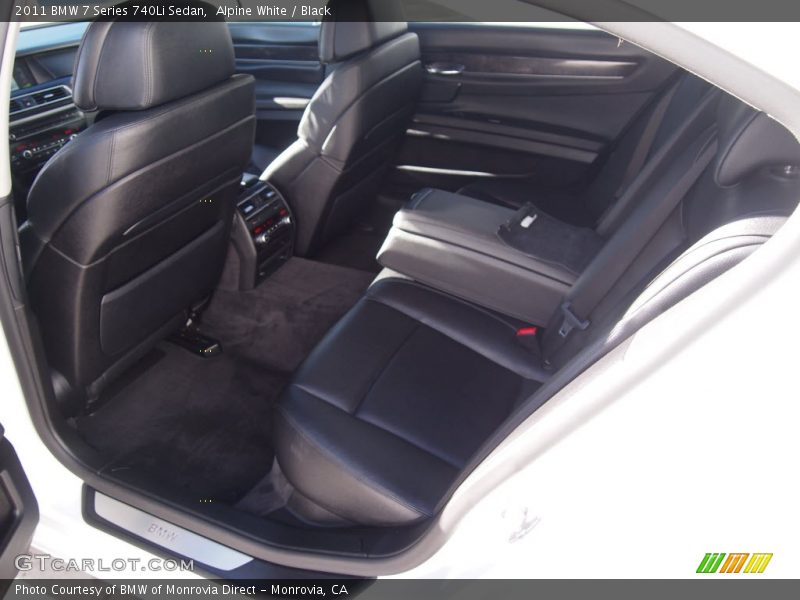 Alpine White / Black 2011 BMW 7 Series 740Li Sedan