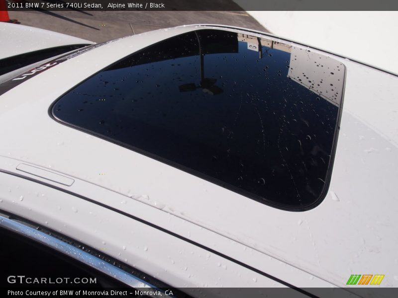 Alpine White / Black 2011 BMW 7 Series 740Li Sedan