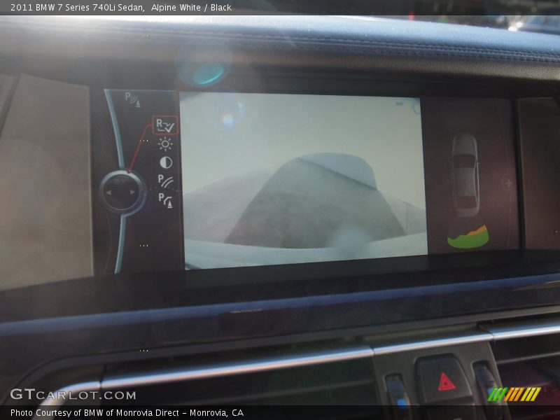 Alpine White / Black 2011 BMW 7 Series 740Li Sedan