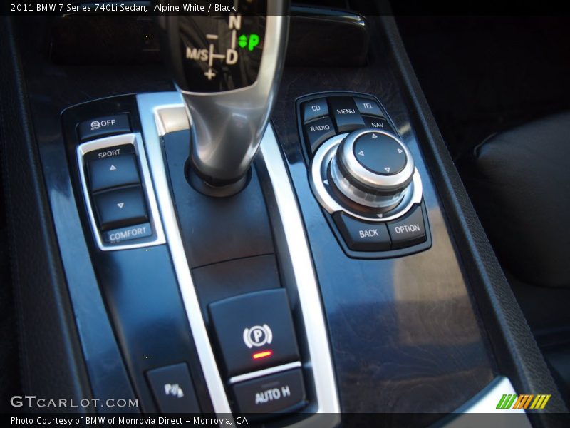 Alpine White / Black 2011 BMW 7 Series 740Li Sedan