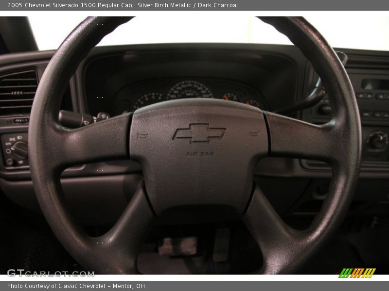 Silver Birch Metallic / Dark Charcoal 2005 Chevrolet Silverado 1500 Regular Cab