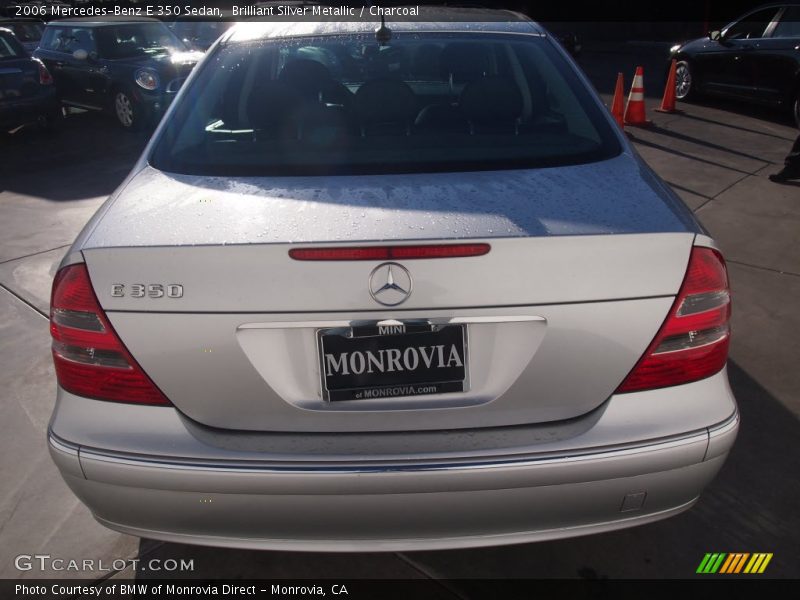Brilliant Silver Metallic / Charcoal 2006 Mercedes-Benz E 350 Sedan